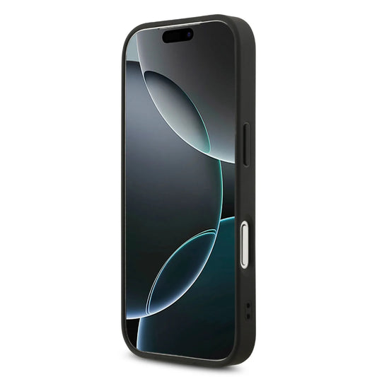 Guess PU Glitter Case With Big 4G Metal Logo