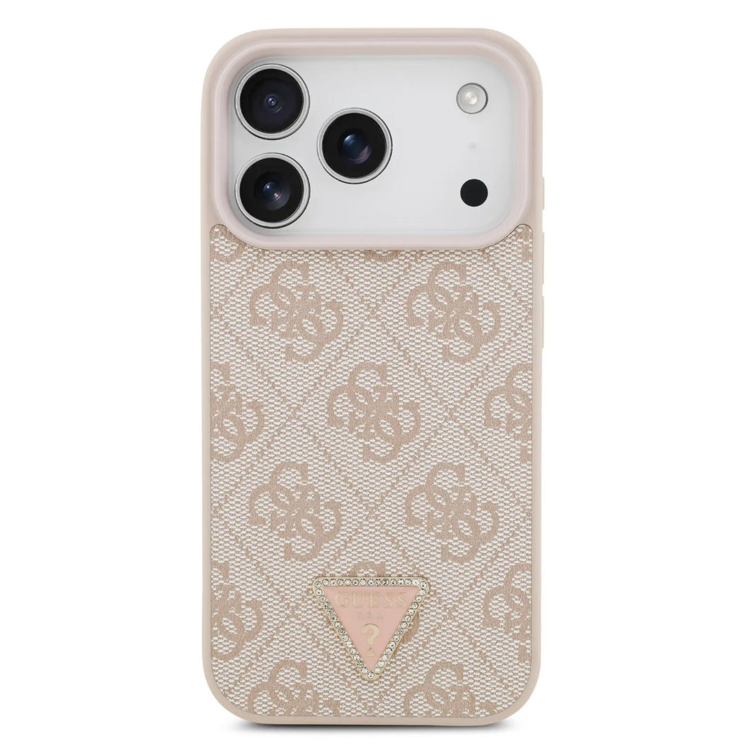 Guess MagSafe 4G PU Leather Case With Triangle Logo