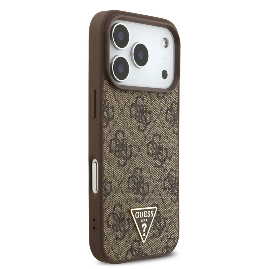 Guess MagSafe 4G PU Leather Case With Small 4G Logo & Lanyard