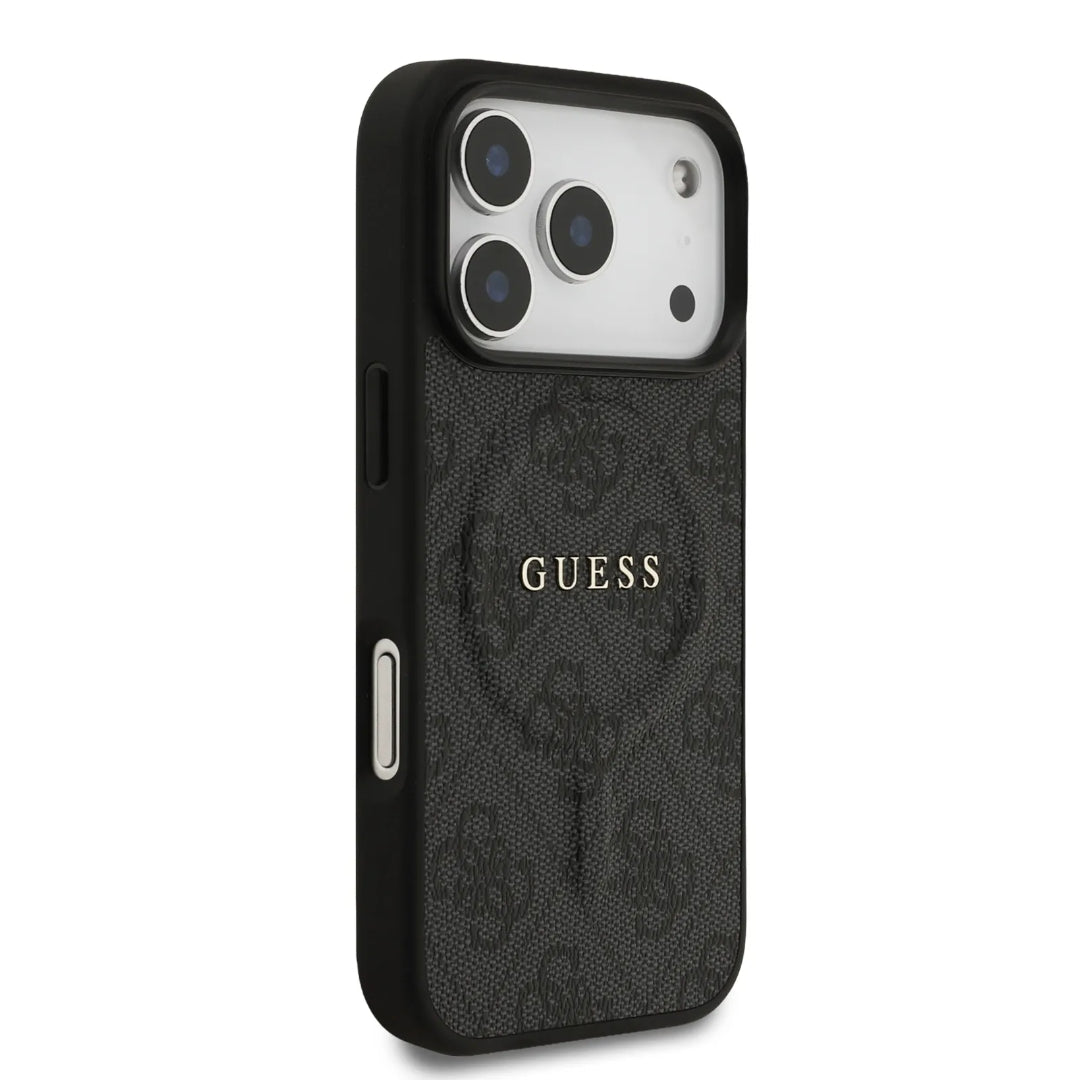 Guess MagSafe PU Leather Case With Big 4G & Classic Logo
