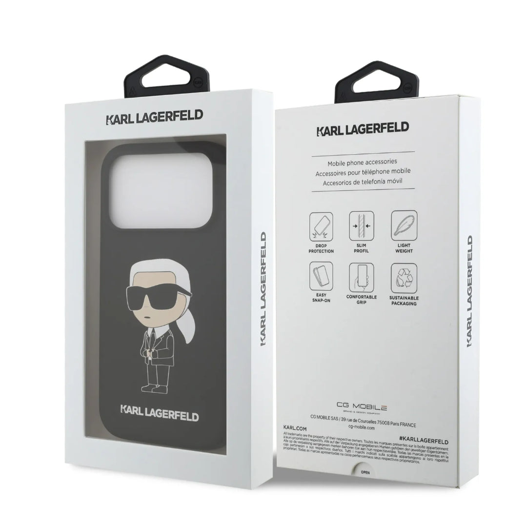Karl Lagerfeld Liquid Silicone Case With Ikonik NFT Logo