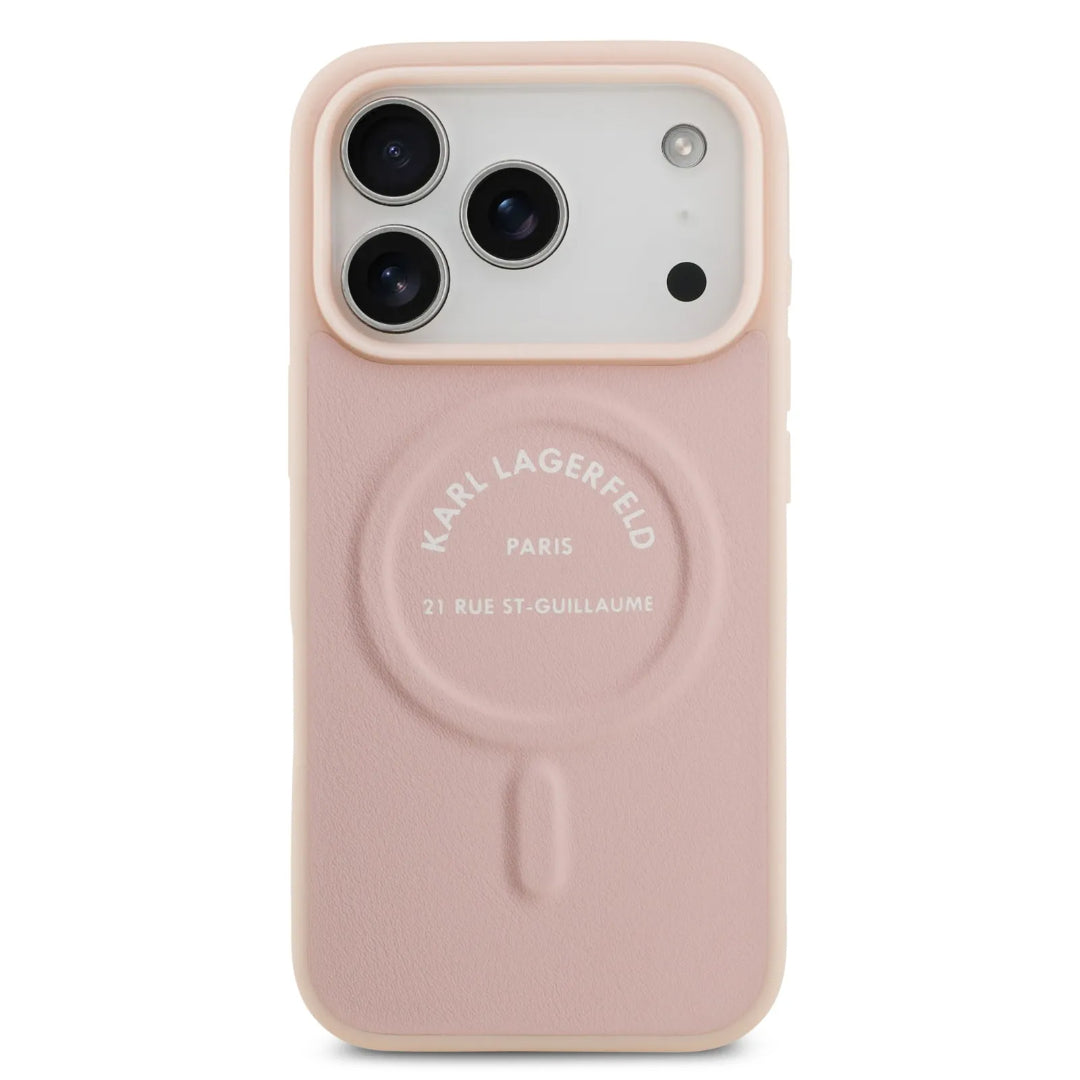Karl Lagerfeld MagSafe PU Case With Karl RSG Logo Buttons