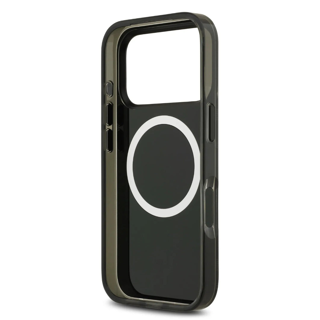 BMW MagSafe Transparent IML Case With Metal Buttons & Line Designs
