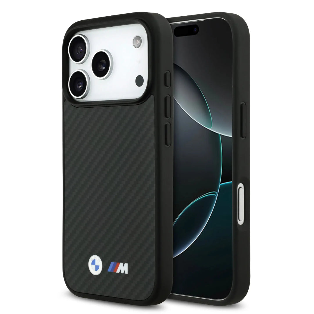 BMW MagSafe Kevlar Case With Printed Tricolor & Metal Logos