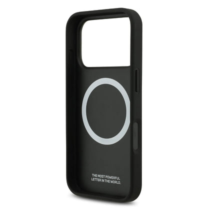 BMW PU Leather Case With Perforated Stripes & Metal Logos