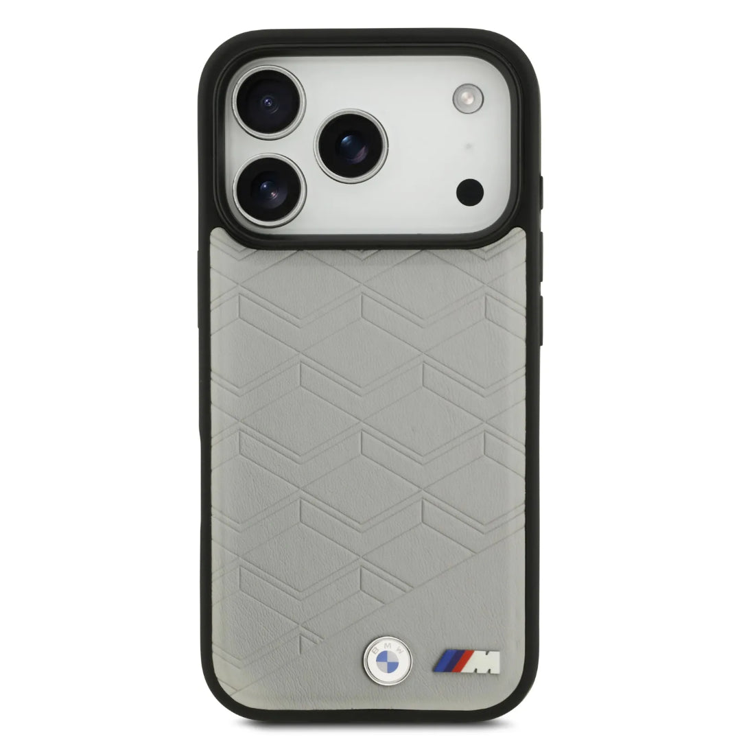 BMW MagSafe PU Seat Shaped Leather Case With Metal Logos