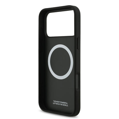 BMW PU Leather Case With Perforated Stripes & Metal Logos