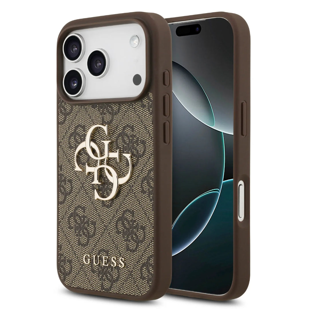 Guess MagSafe PU Leather Case With Big 4G & Classic Logo