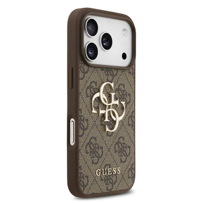 Guess MagSafe PU Leather Case With Big 4G & Classic Logo