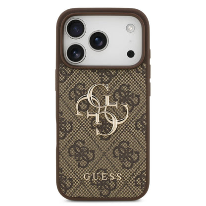 Guess MagSafe PU Leather Case With Big 4G & Classic Logo
