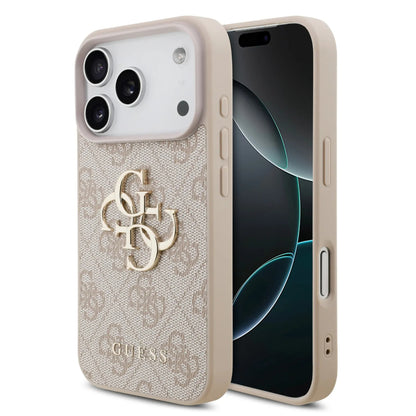 Guess MagSafe PU Leather Case With Big 4G & Classic Logo