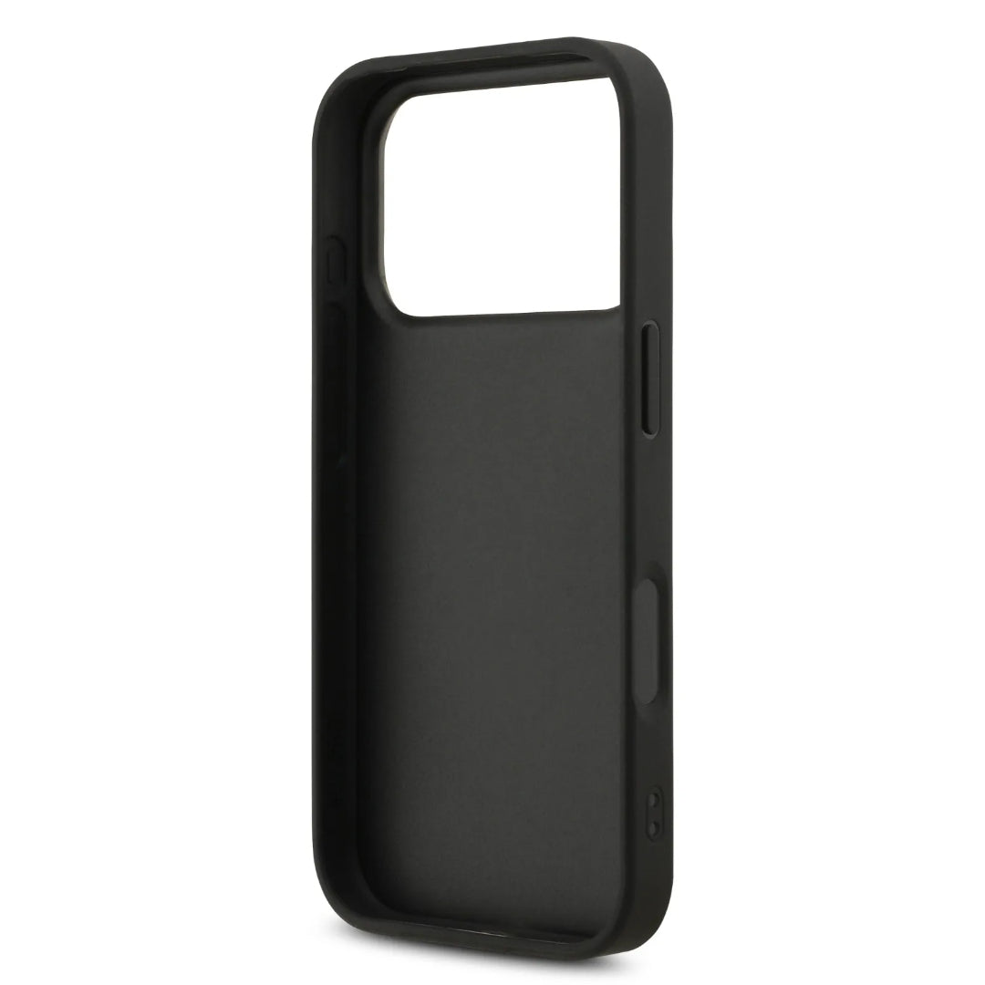 Guess PU Glitter Case With Big 4G Metal Logo