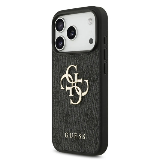 Guess MagSafe 4G PU Leather Case With Small 4G Logo & Lanyard
