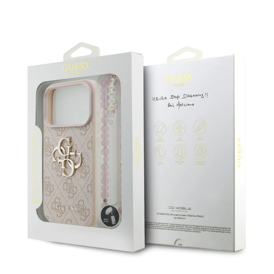 Guess 4G PU Leather Case With Big 4G & Classic Logo