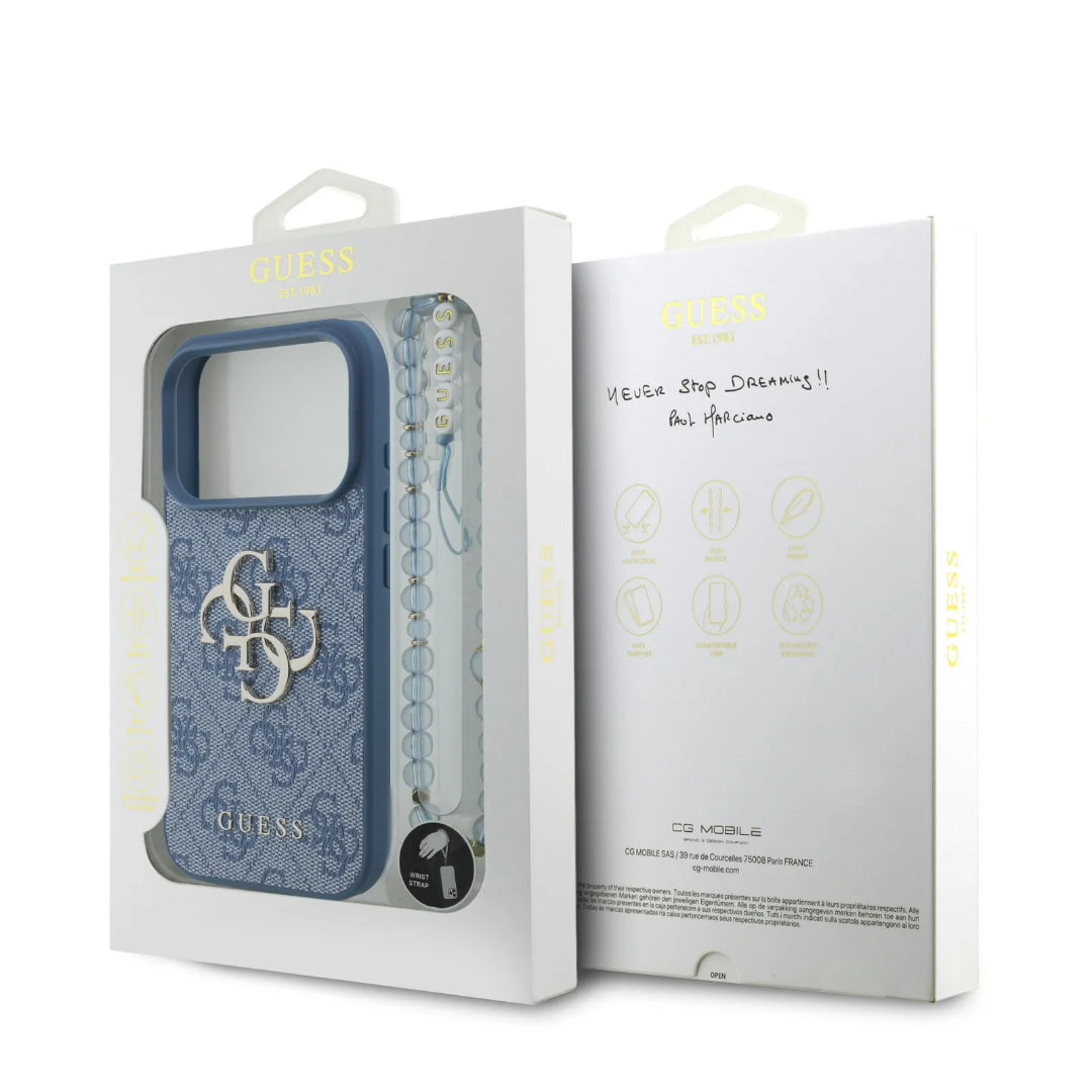 Guess 4G PU Leather Case With Big 4G & Classic Logo