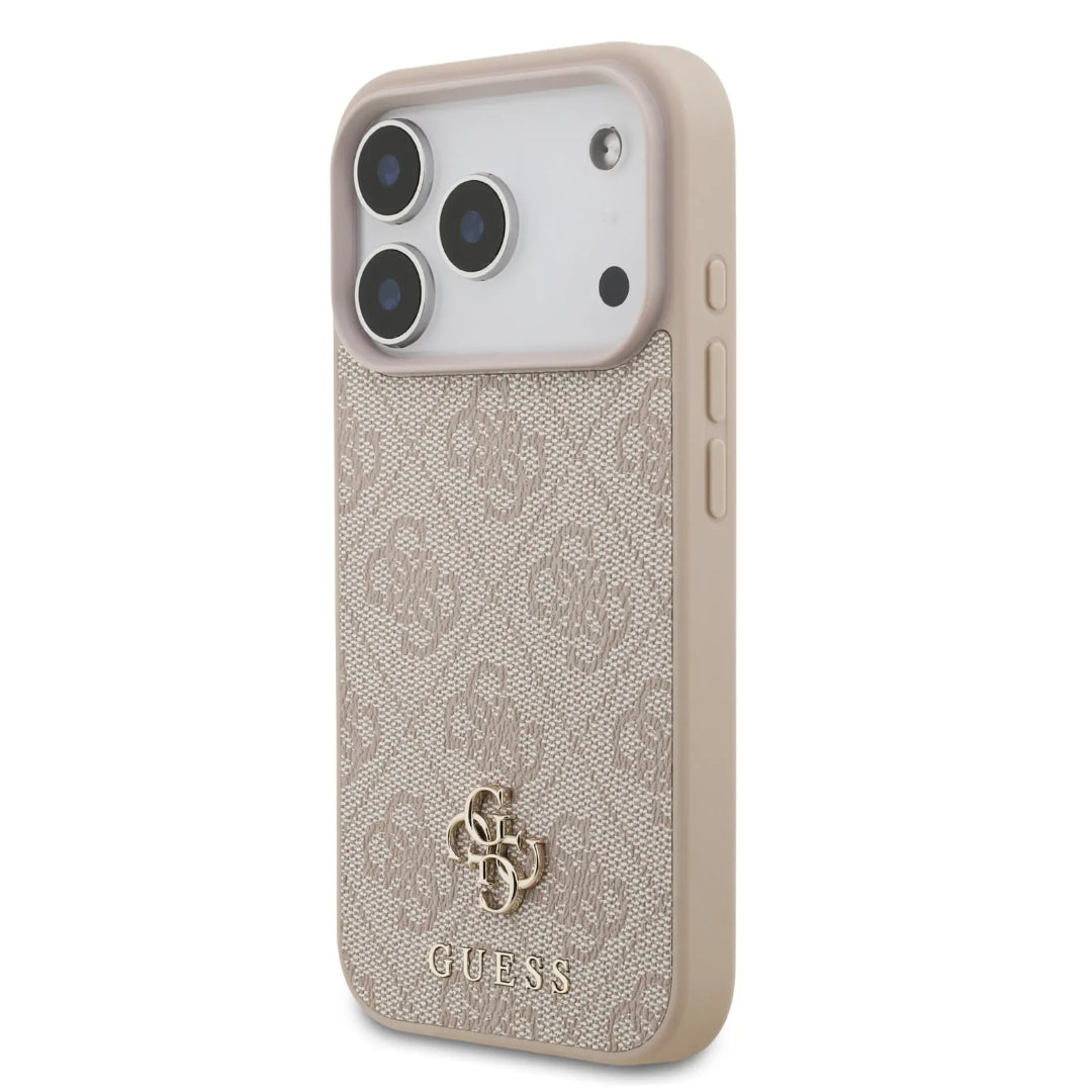 Guess MagSafe 4G PU Leather Case With Small 4G & Classic Metal Logo
