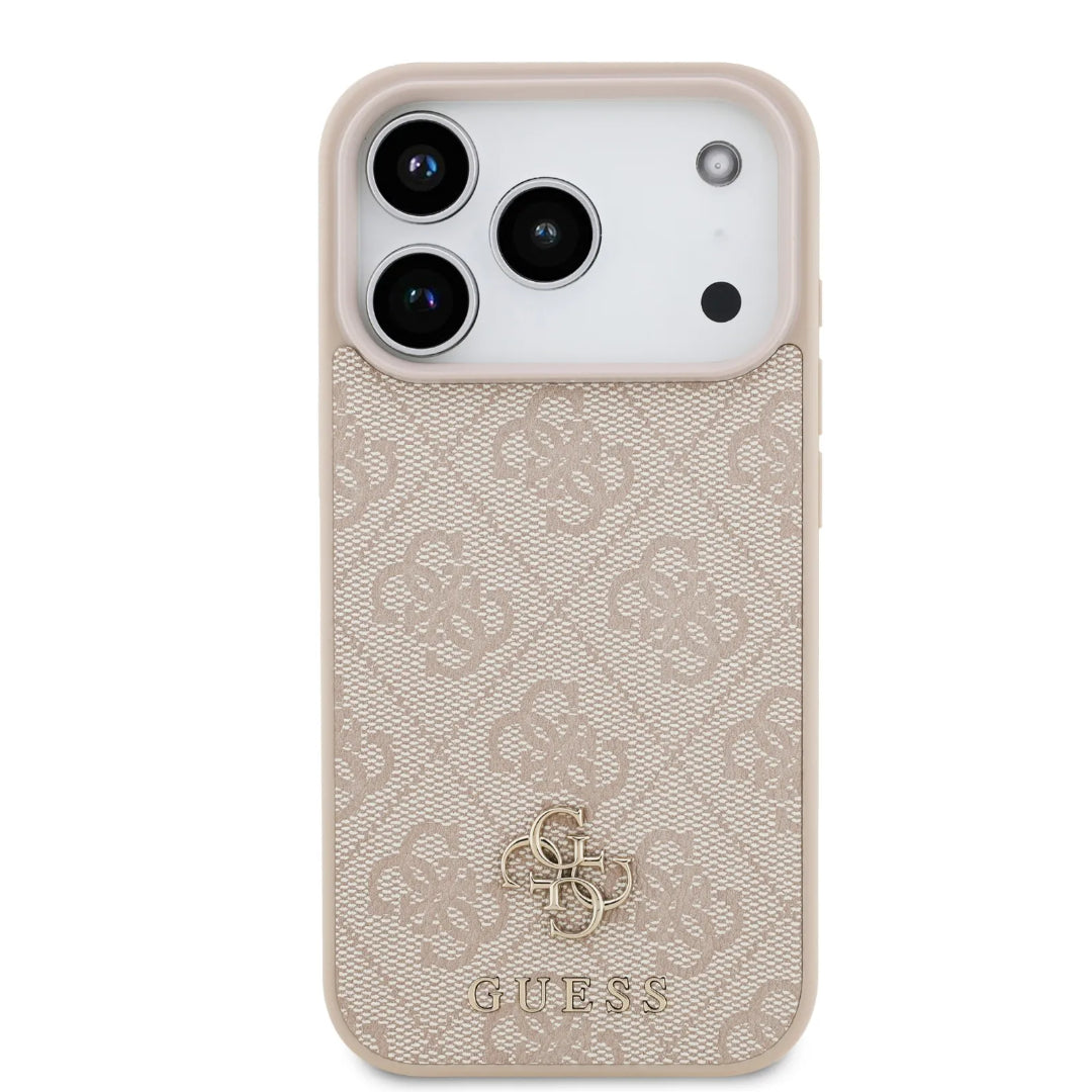 Guess MagSafe 4G PU Leather Case With Small 4G & Classic Metal Logo