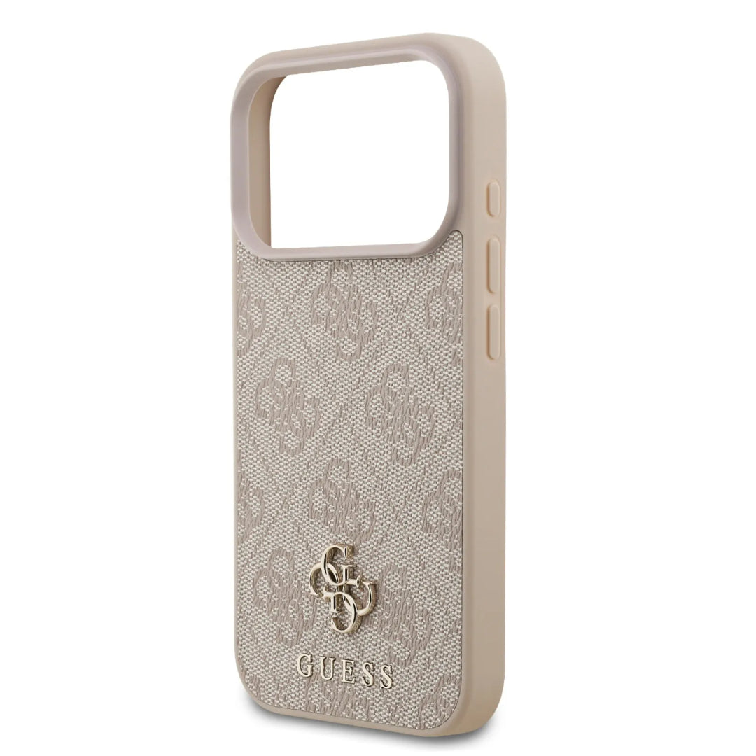 Guess MagSafe 4G PU Leather Case With Small 4G & Classic Metal Logo