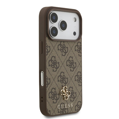 Guess MagSafe 4G PU Leather Case With Small 4G & Classic Metal Logo
