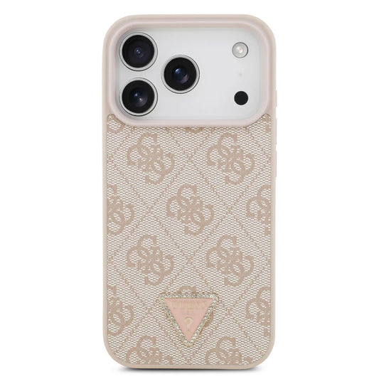 Guess MagSafe 4G PU Leather Case With Triangle Logo