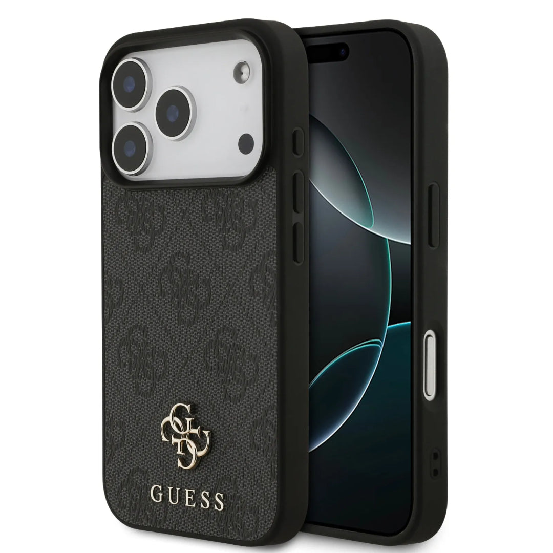 Guess MagSafe 4G PU Leather Case With Small 4G & Classic Metal Logo