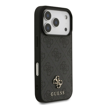 Guess MagSafe 4G PU Leather Case With Small 4G & Classic Metal Logo