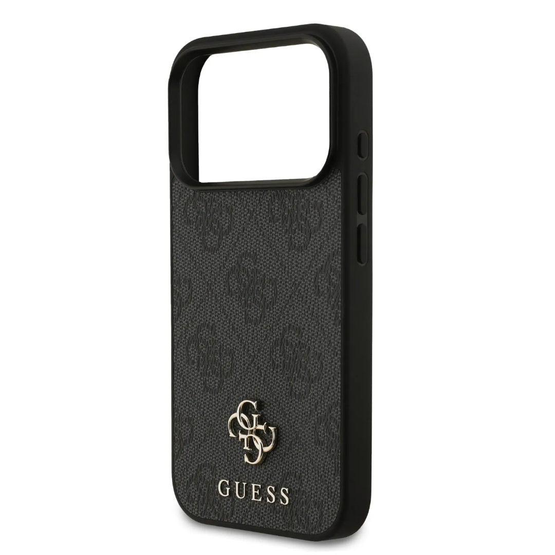 Guess MagSafe 4G PU Leather Case With Small 4G & Classic Metal Logo