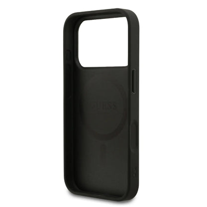 Guess MagSafe 4G PU Leather Case With Small 4G & Classic Metal Logo