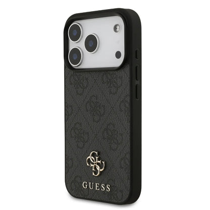 Guess MagSafe 4G PU Leather Case With Small 4G & Classic Metal Logo