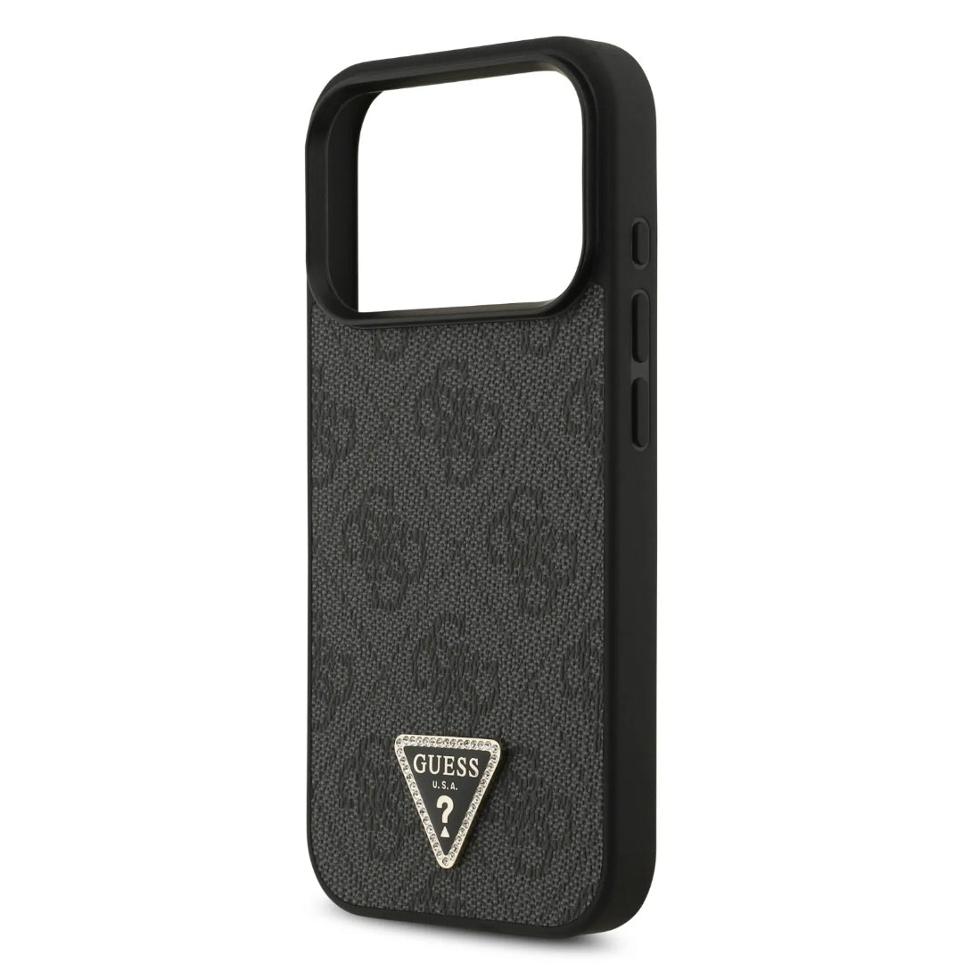 Guess MagSafe 4G PU Leather Case With Triangle Logo