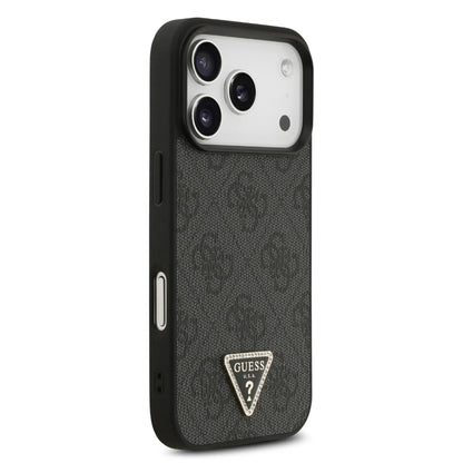 Guess MagSafe 4G PU Leather Case With Triangle Logo
