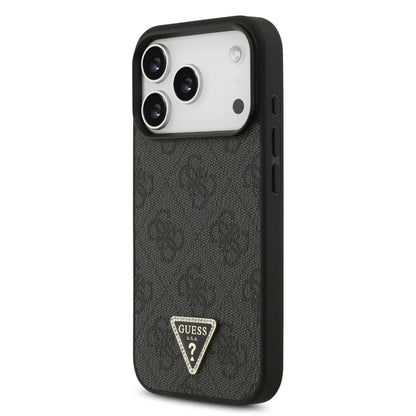 Guess MagSafe 4G PU Leather Case With Triangle Logo