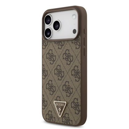 Guess MagSafe 4G PU Leather Case With Triangle Logo
