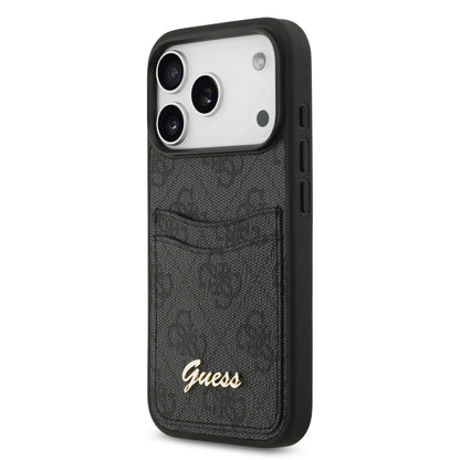 Guess PU Case With Cardslot & Script Metal Logo