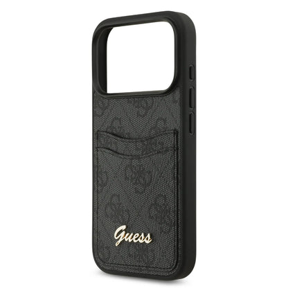 Guess PU Case With Cardslot & Script Metal Logo