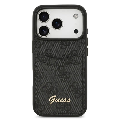 Guess PU Case With Cardslot & Script Metal Logo
