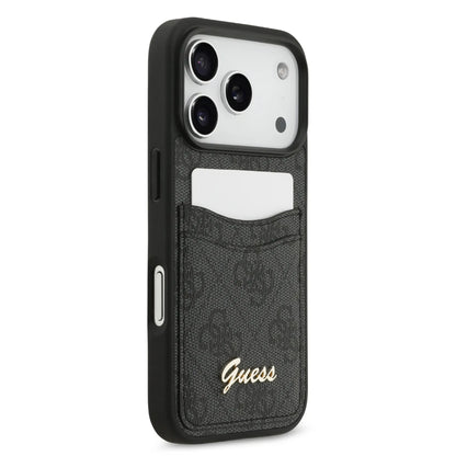 Guess PU Case With Cardslot & Script Metal Logo