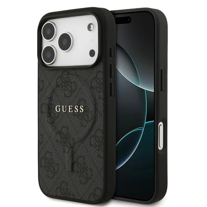 Guess MagSafe PU Leather Case With Big 4G & Classic Logo