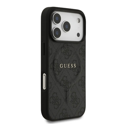 Guess MagSafe PU Leather Case With Big 4G & Classic Logo