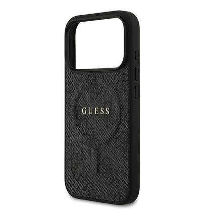 Guess MagSafe PU Leather Case With Big 4G & Classic Logo