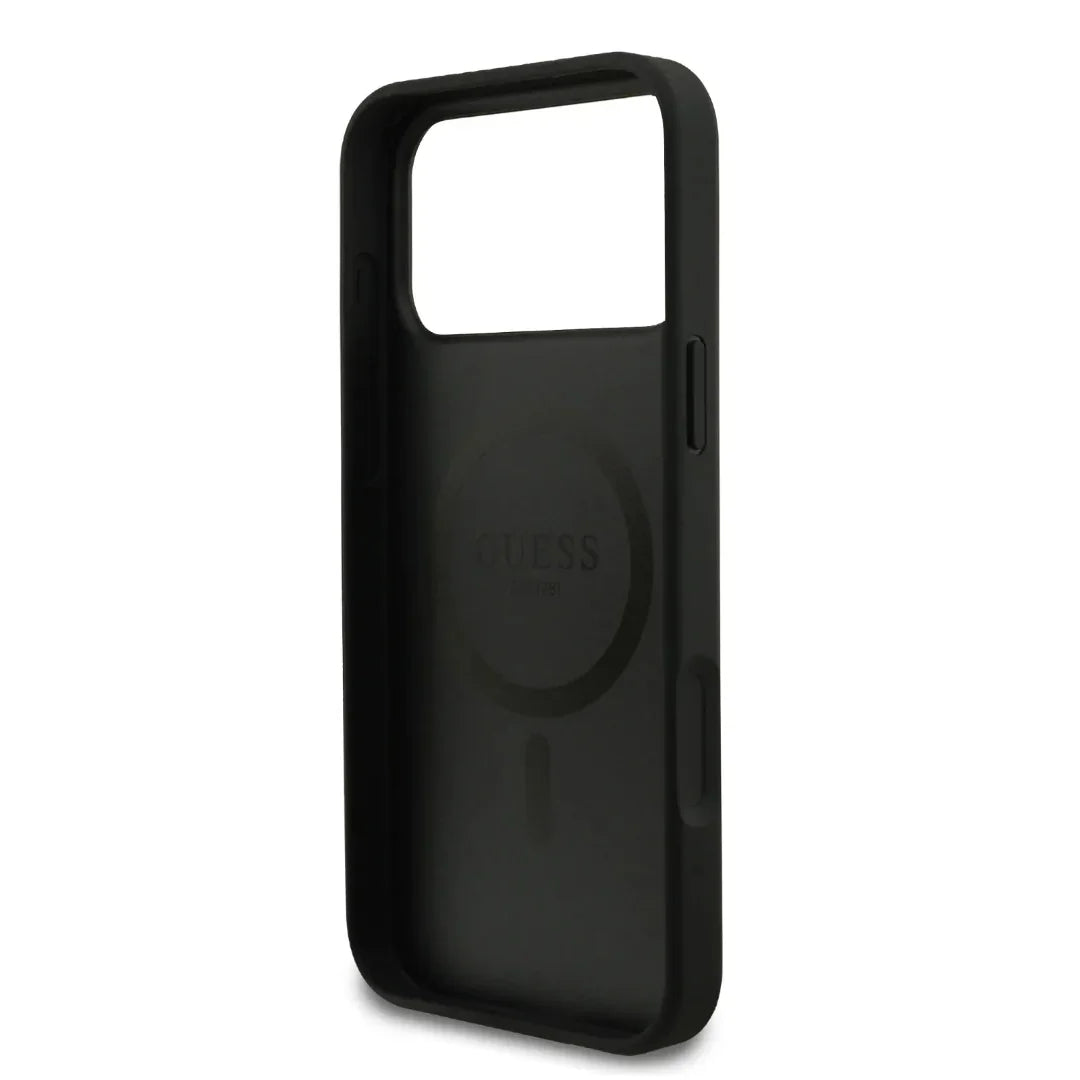 Guess MagSafe PU Saffiano Leather Case With Classic Logo
