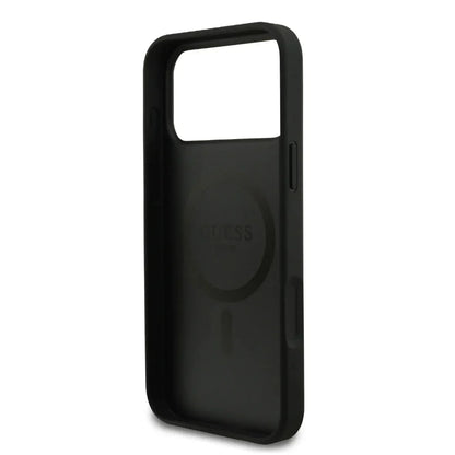 Guess MagSafe PU Saffiano Leather Case With Classic Logo