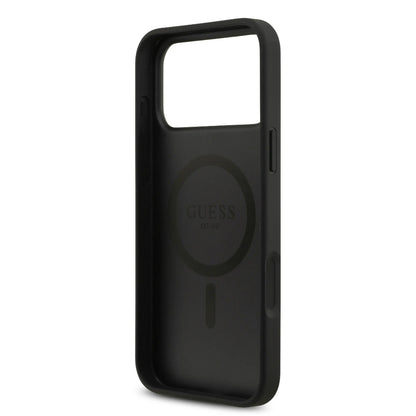 Guess MagSafe 4G PU Leather Case With Classc & Strass Logo