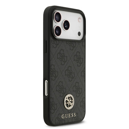 Guess MagSafe 4G PU Leather Case With Classc & Strass Logo