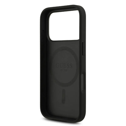 Guess MagSafe 4G PU Leather Case With Classc & Strass Logo