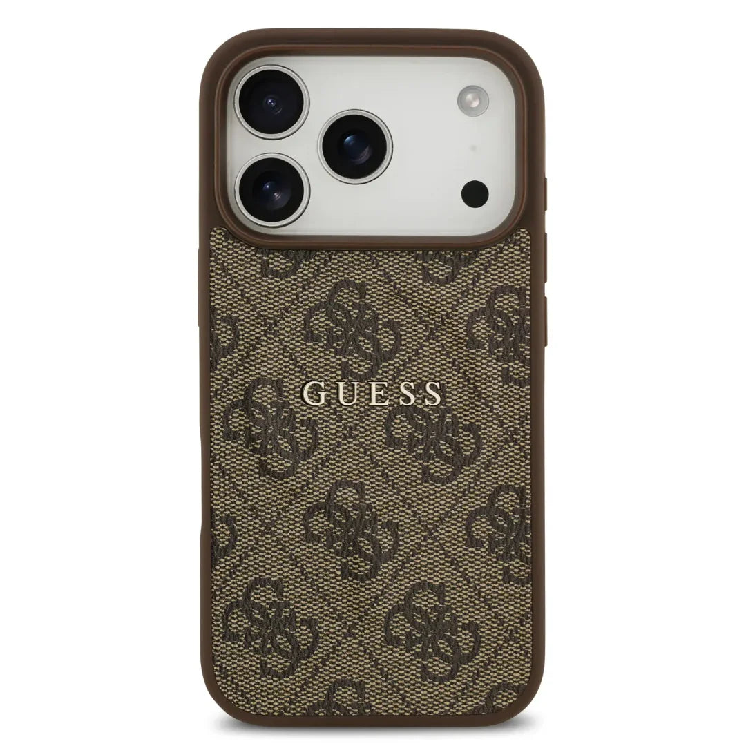 Guess MagSafe 4G PU Leather Case With Classic Logo