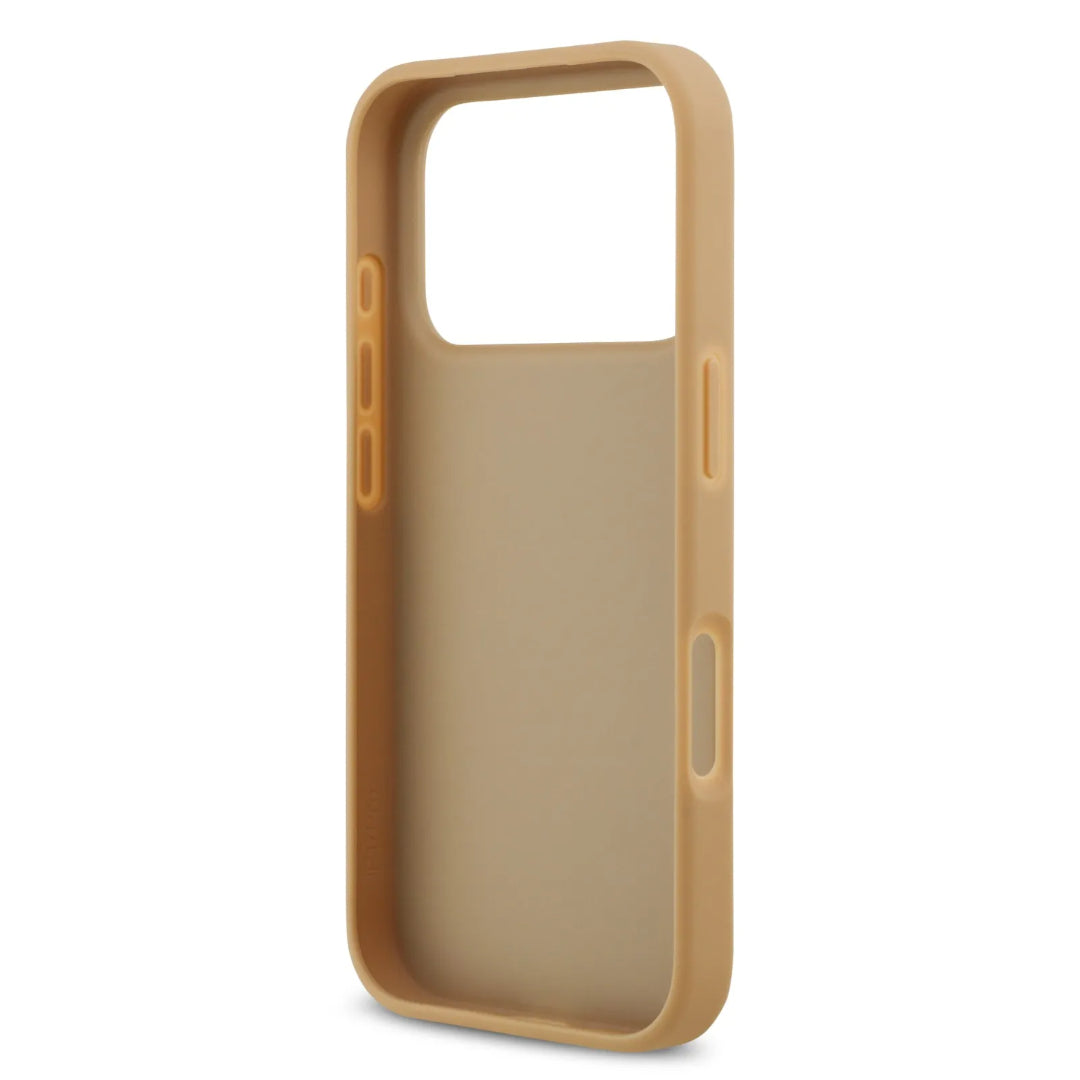 Karl Lagerfeld PU Grained Case With Card Holder & Monogram Hot Stamped Pattern
