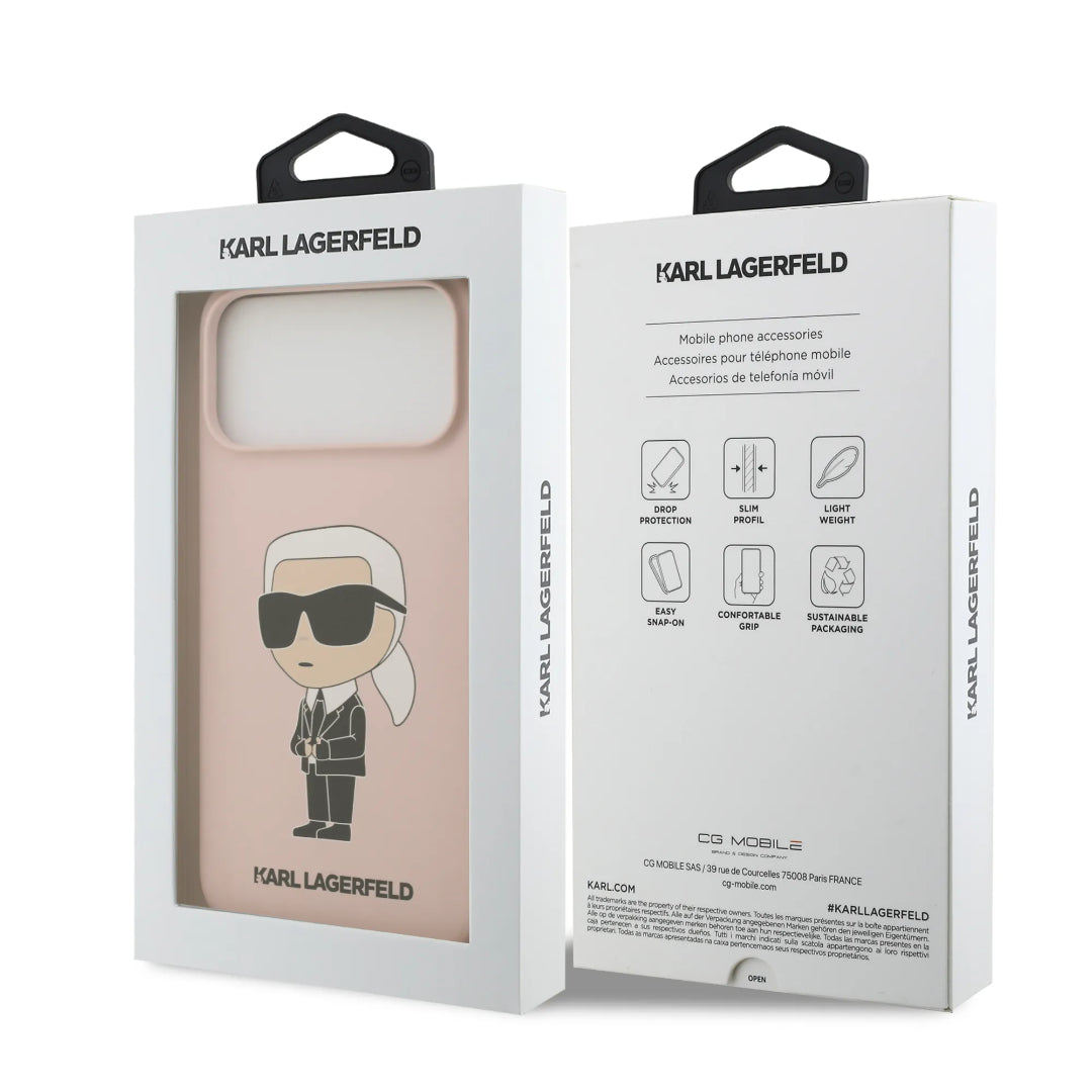 Karl Lagerfeld Liquid Silicone Case With Ikonik NFT Logo