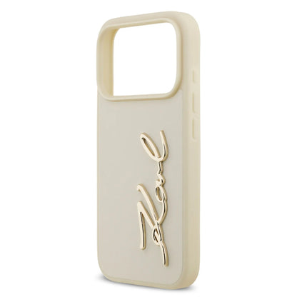Karl Lagerfeld PU Leather Case With Karl Script Logo & Buttons