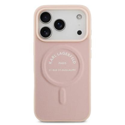 Karl Lagerfeld MagSafe PU Case With Karl RSG Logo Buttons
